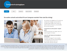 Tablet Screenshot of computertraining4you.eu